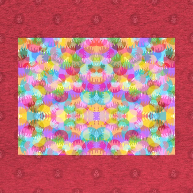 SPARKLY COLOURED SHAPES PATTERN by FLOWER_OF_HEART